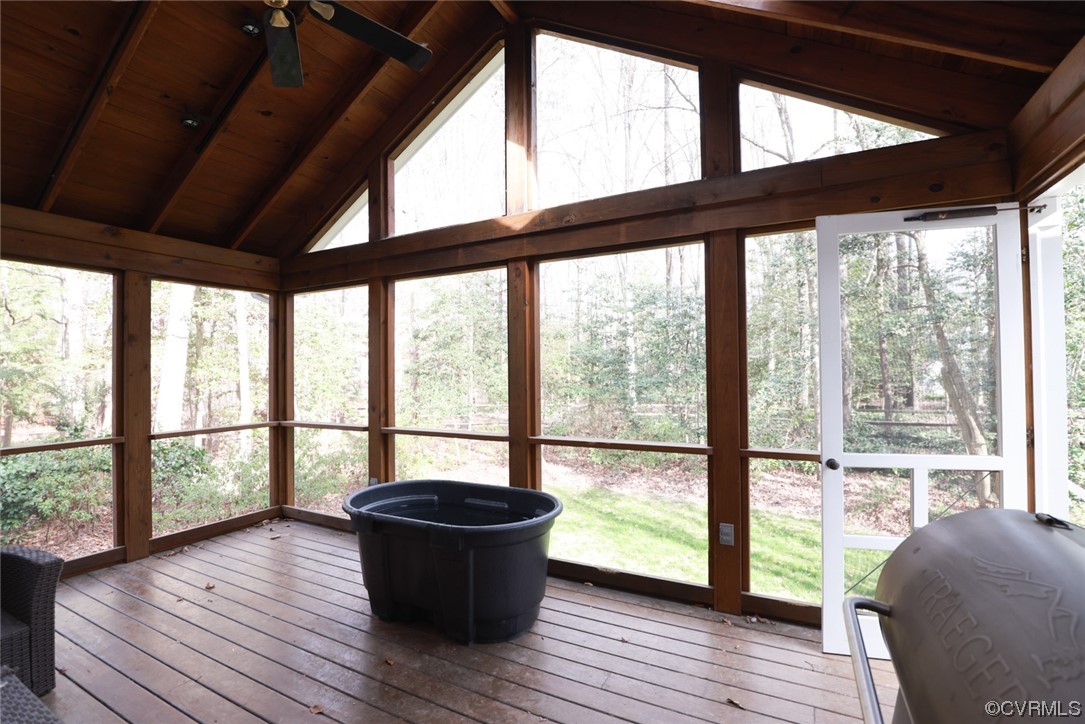 10324 Berkeley Manor Drive Ashland, VA 23005 - Photo 33 of 39 a view of a room with wooden floor and a balcony