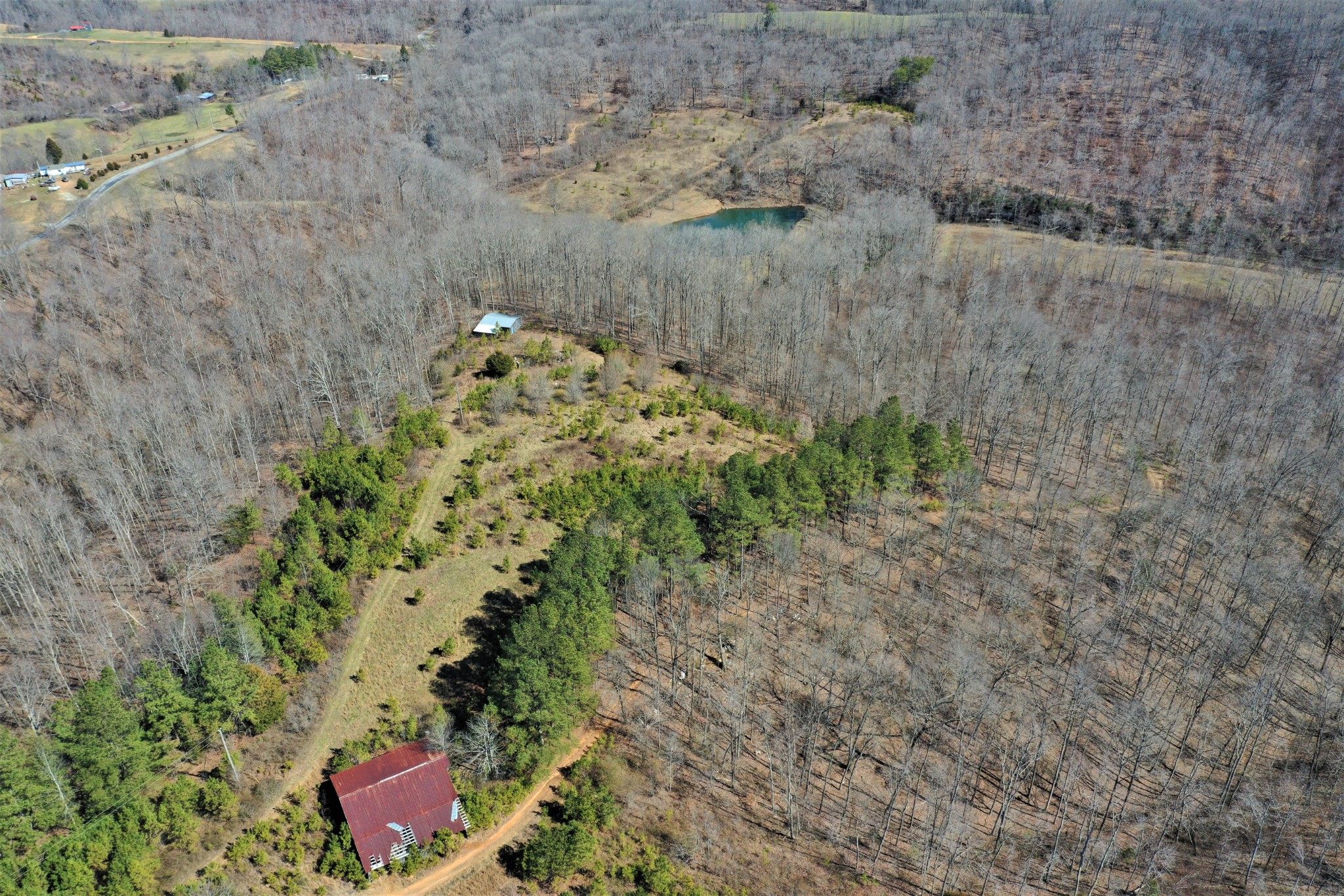 10 Bryant Road Lawrenceburg, TN 38464 - Photo 6 of 18 a aerial view of a house with a yard