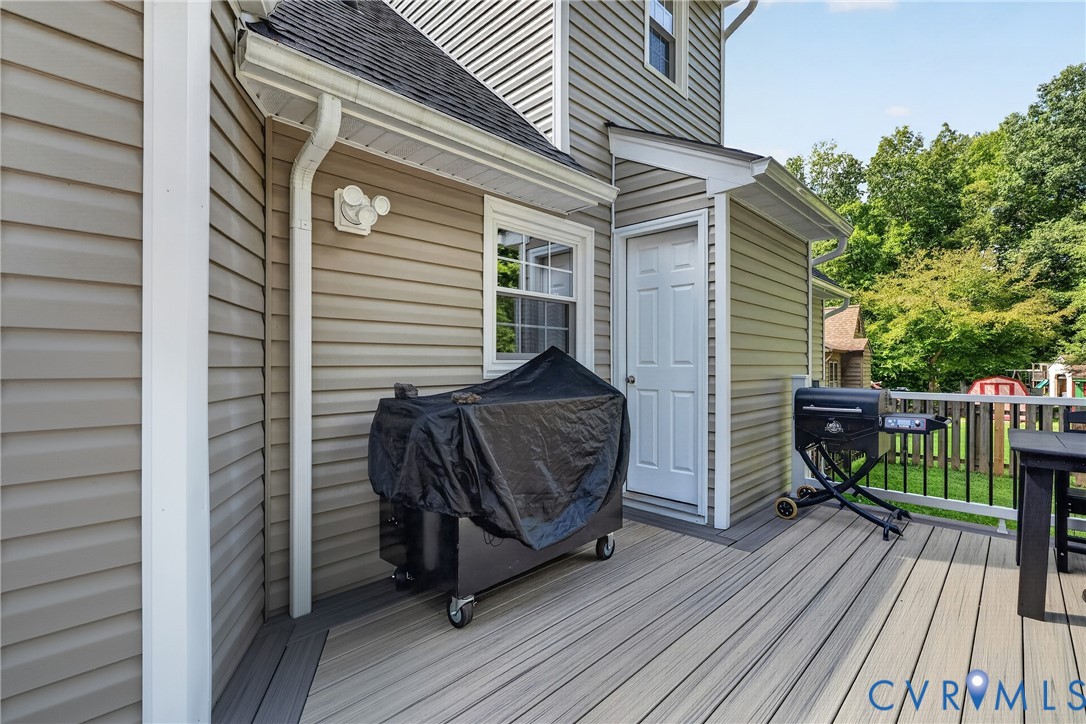 7248 Full Rack Drive Midlothian, VA 23112 - Photo 30 of 36 Composite deck flooring with integrated railing sy