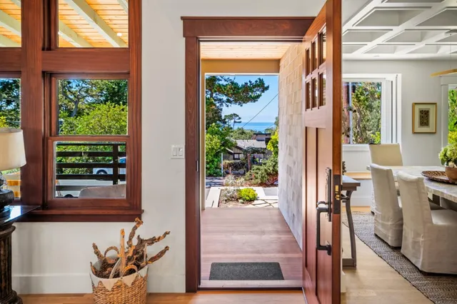 a view of a entryway door of the house