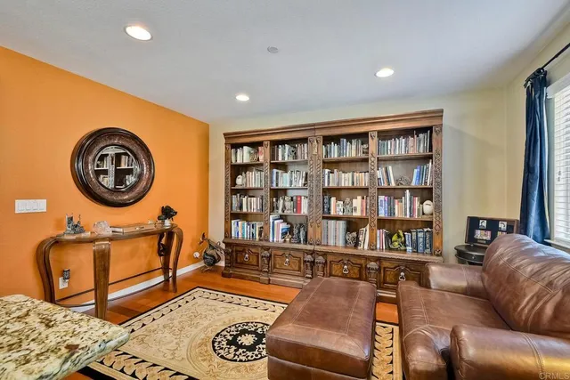 a view of a entryway door with wooden floor