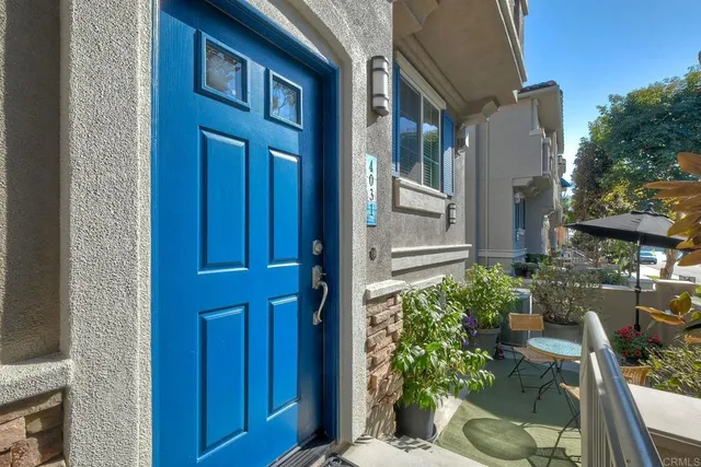 a view of a house with a street