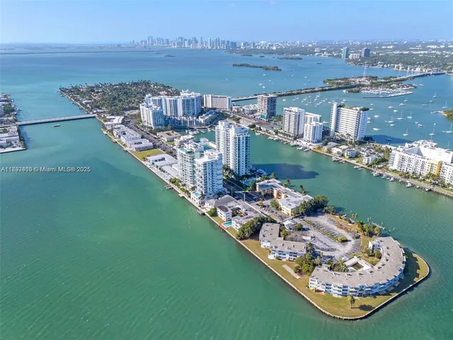 aerial view of a house with a lake view