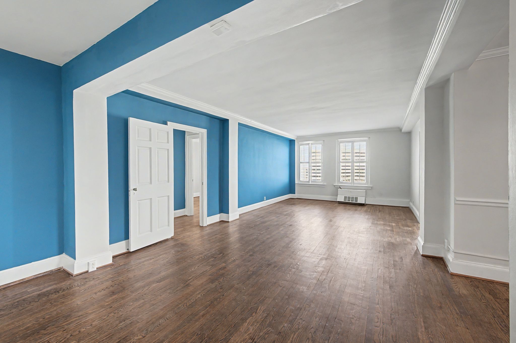 4225 Harding Pike, Unit 603 Nashville, TN 37205 - Photo 13 of 59 a view of an empty room with wooden floor and window
