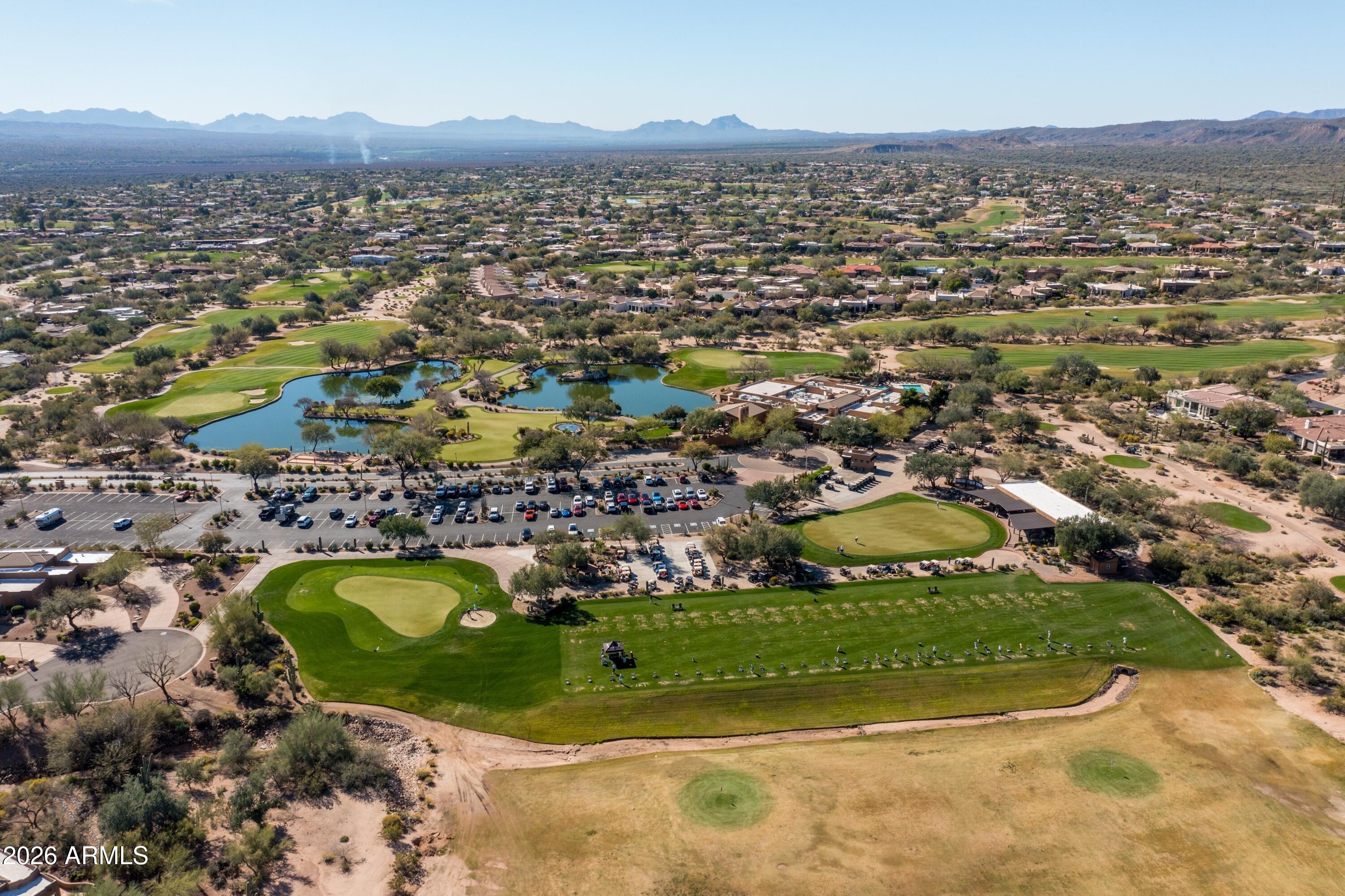 18622 North Tonto Verde Drive Rio Verde, AZ 85263 - Photo 45 of 47 an aerial view of residential houses with outdoor space and trees