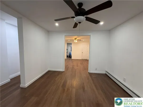 wooden floor in an empty room