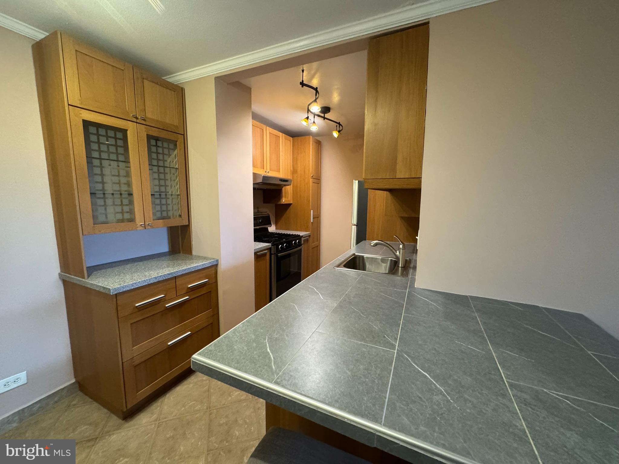 1600 Hagys Ford Road, Unit 7R Penn Valley, PA 19072 - Photo 12 of 30 Newer kitchen with breakfast bar