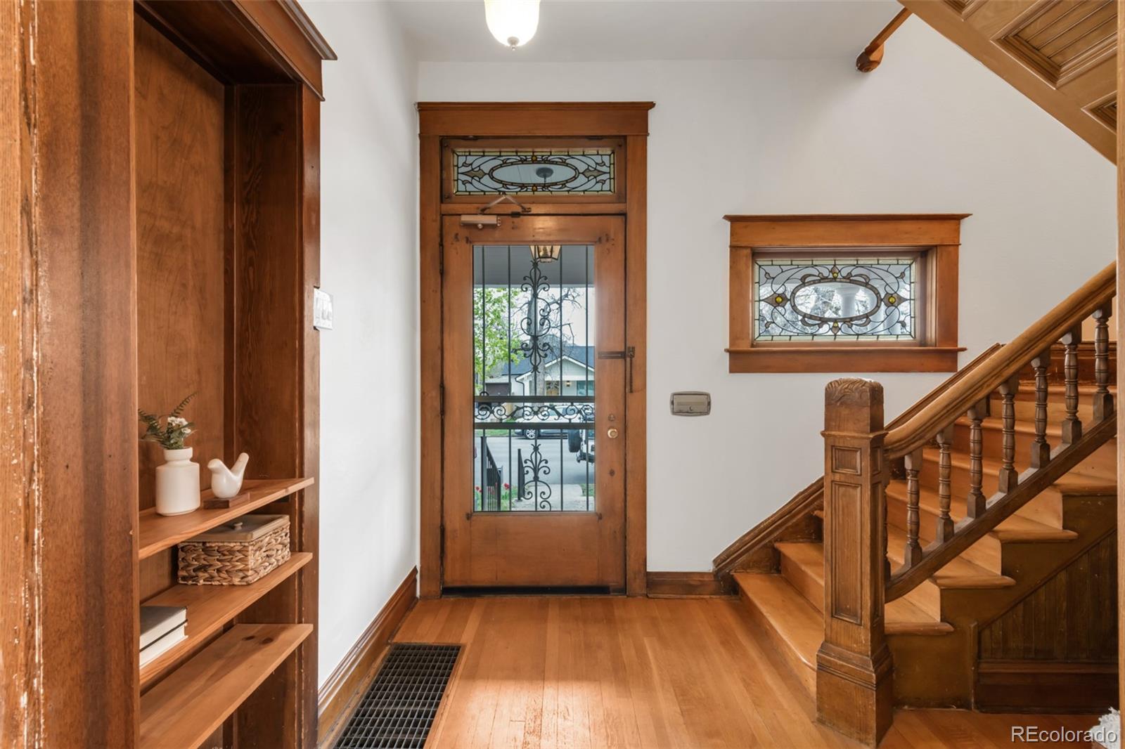 3905 Tejon Street Denver, CO 80211 - Photo 3 of 47 a view of an entryway with wooden floor