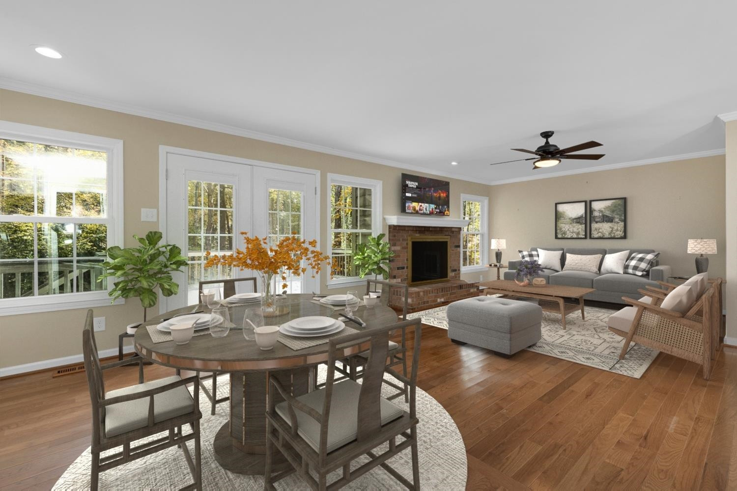 5908 Scalybark Road Durham, NC 27712 - Photo 15 of 30 Virtually Staged and Enhanced Photo