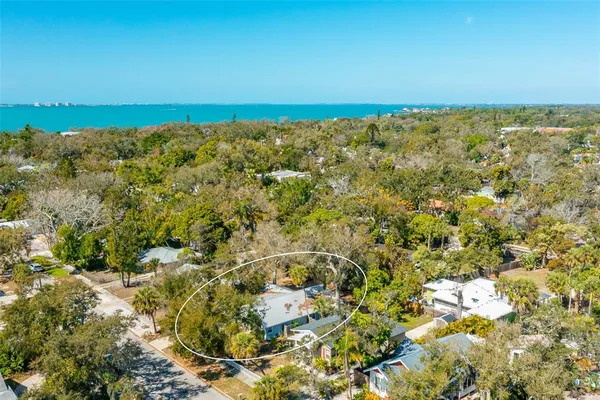 a view of city and ocean