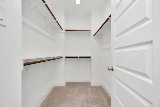 a view of walk in closet