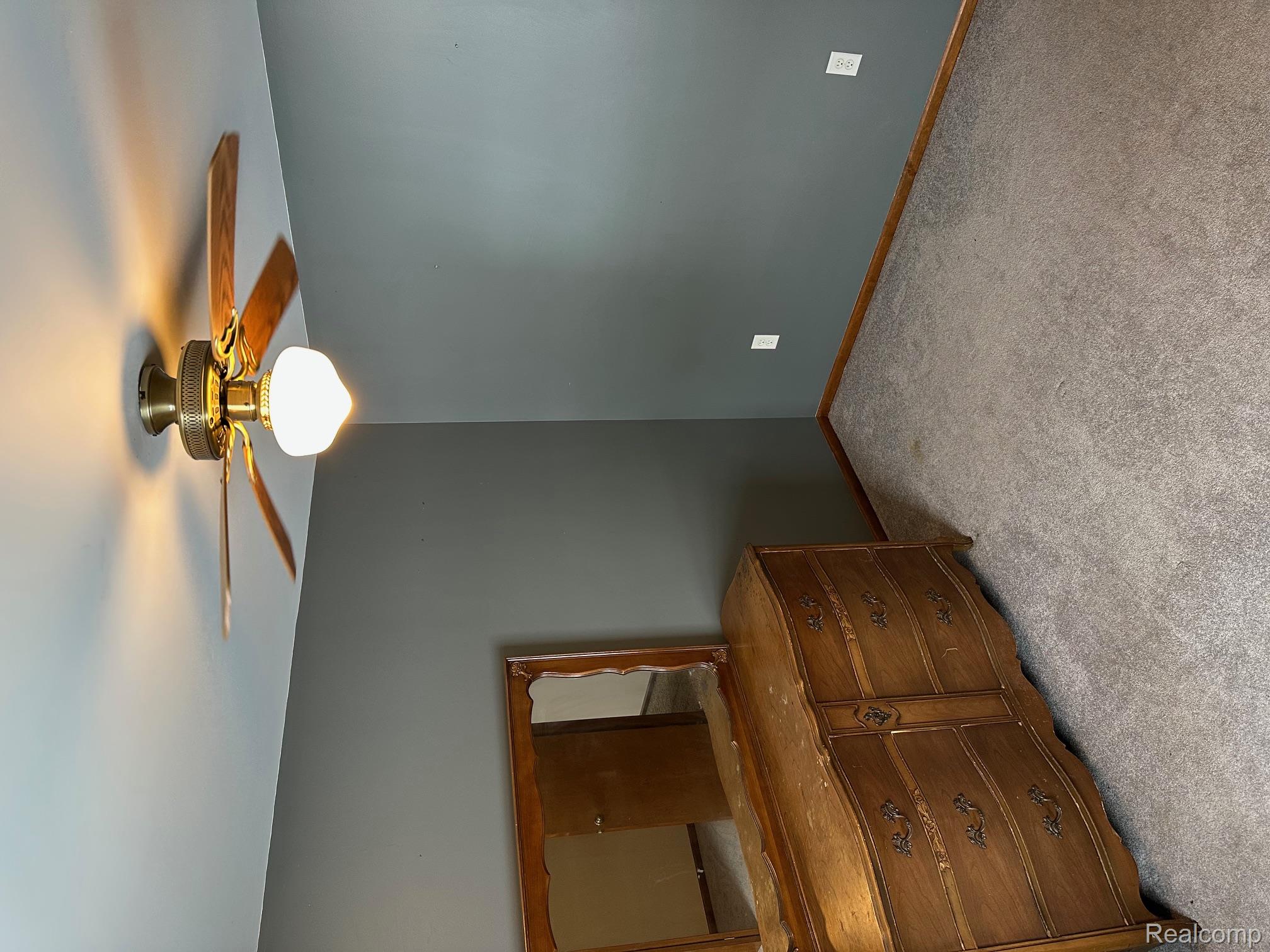 3803 Warner Road Cass City, MI 48726 - Photo 60 of 85 Bedroom featuring ceiling fan and light carpet