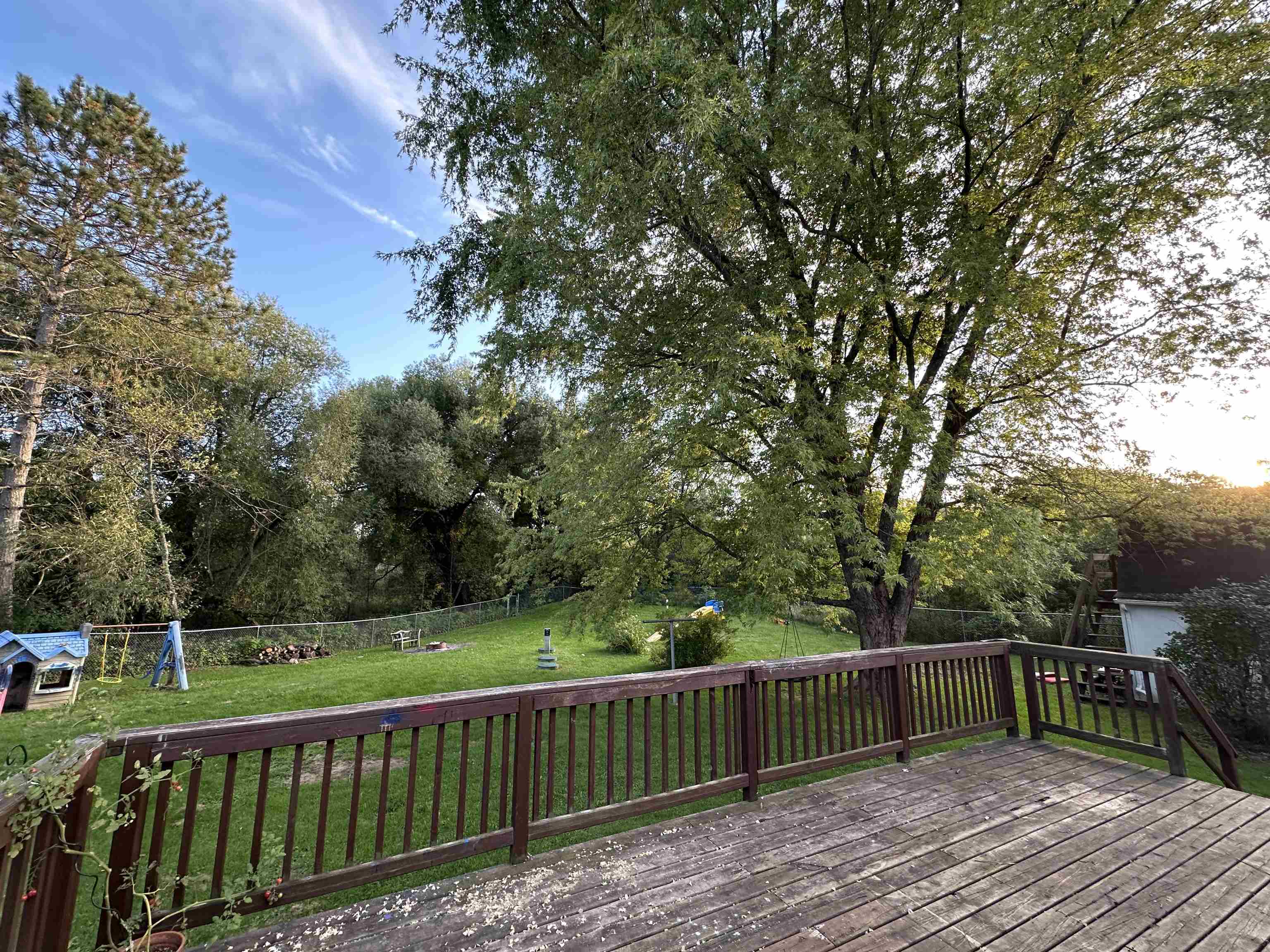 3748 Mulvahill Road Rice Lake, MN 55803 - Photo 5 of 26 Wooden deck featuring a fenced backyard.