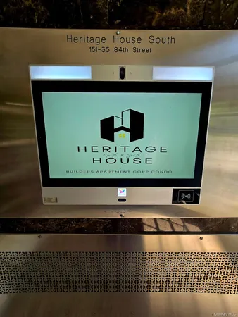 a front view of a building