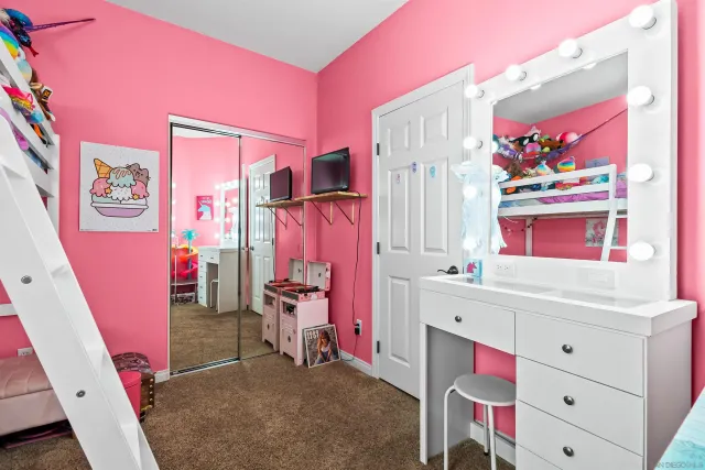 a view of outdoor space with garden and furniture