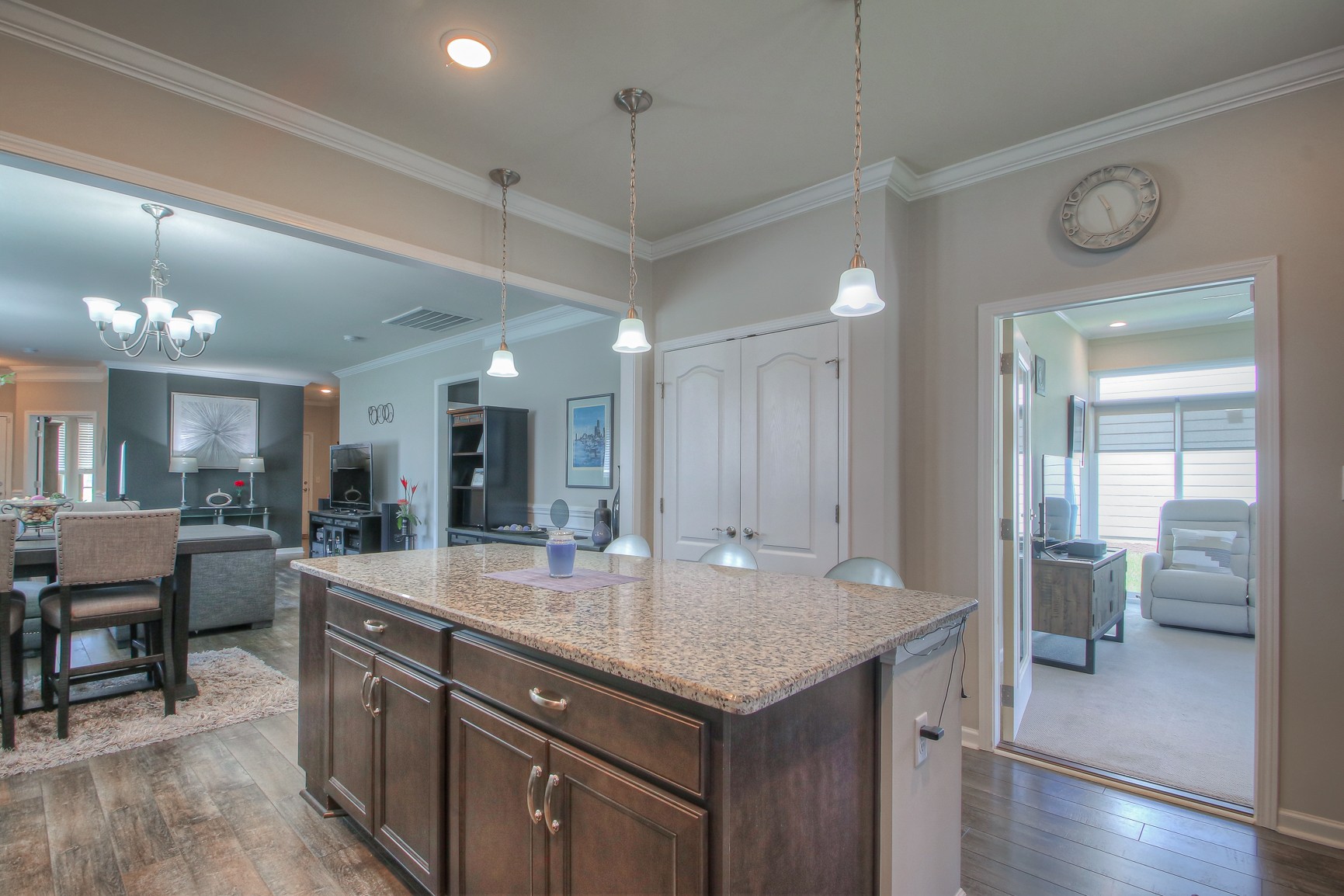 104 Tipton Pass Spring Hill, TN 37174 - Photo 14 of 40 a kitchen with center island and stainless steel appliances