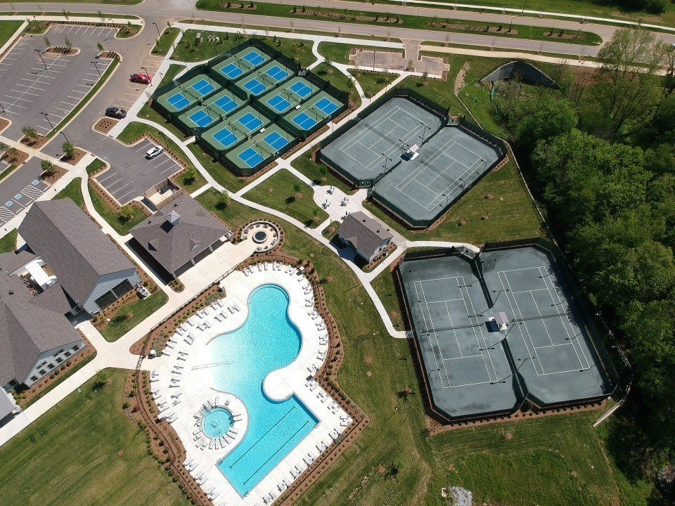 104 Tipton Pass Spring Hill, TN 37174 - Photo 40 of 40 an aerial view of a backyard