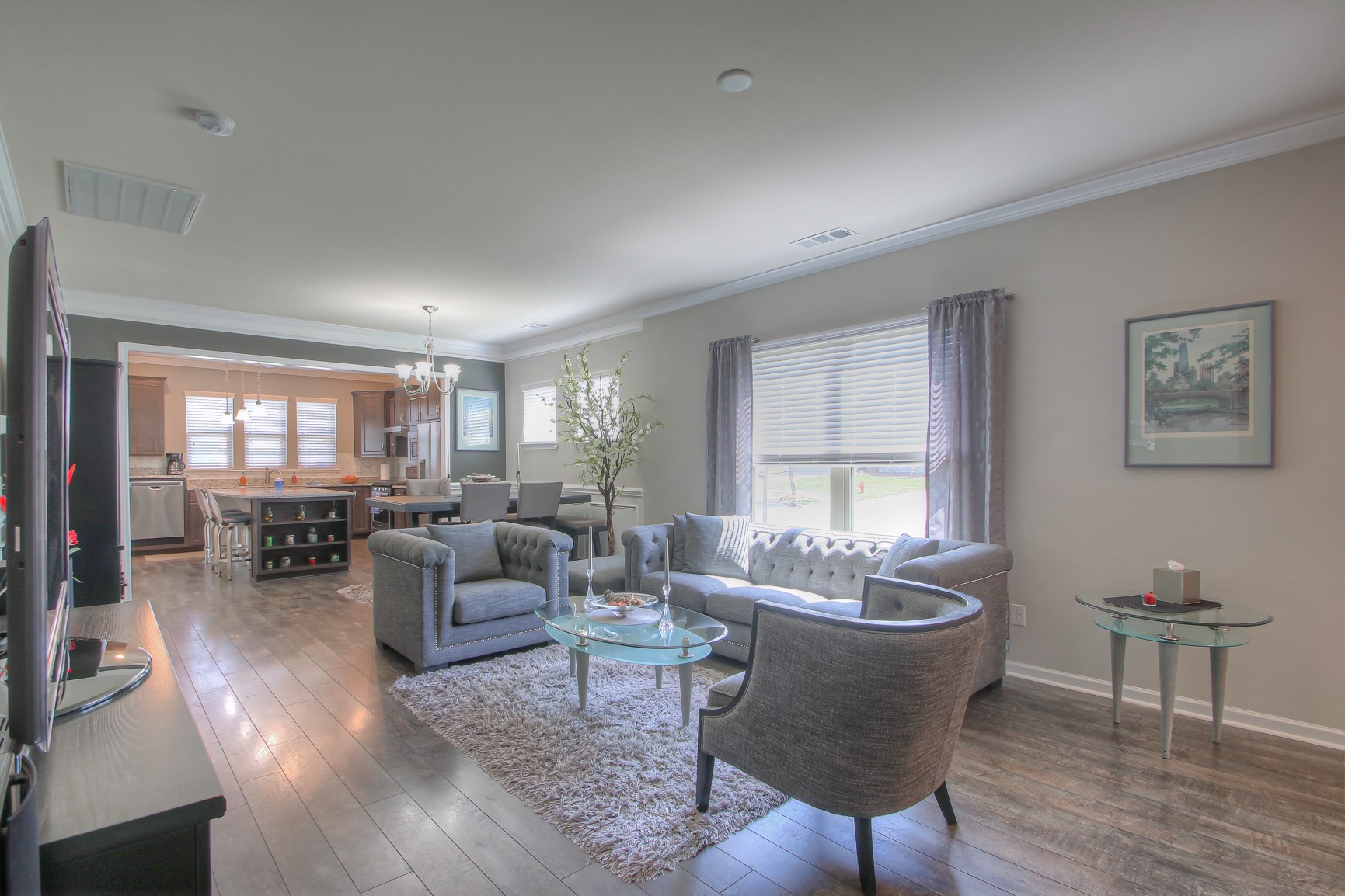 104 Tipton Pass Spring Hill, TN 37174 - Photo 6 of 40 a living room with furniture and a large window