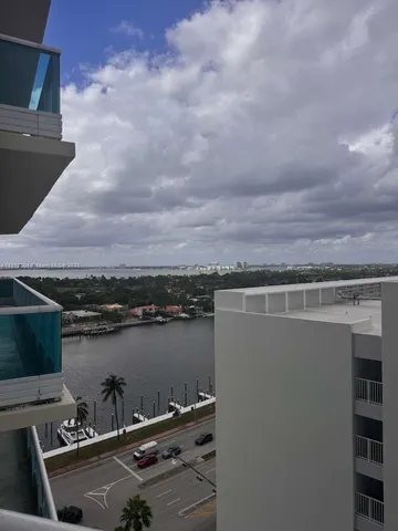 a view of a terrace with sky view