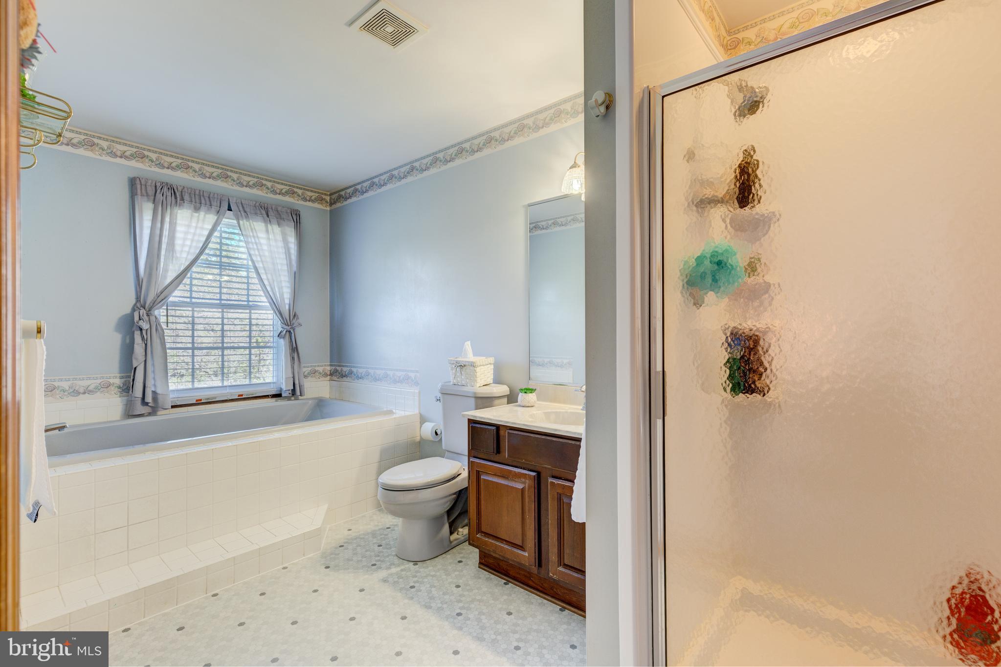 73 Dutrow Road Westminster, MD 21157 - Photo 35 of 53 Master bath with new flooring & soaking tub