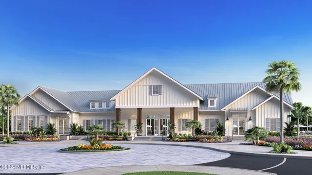 a view of a house with swimming pool and a porch