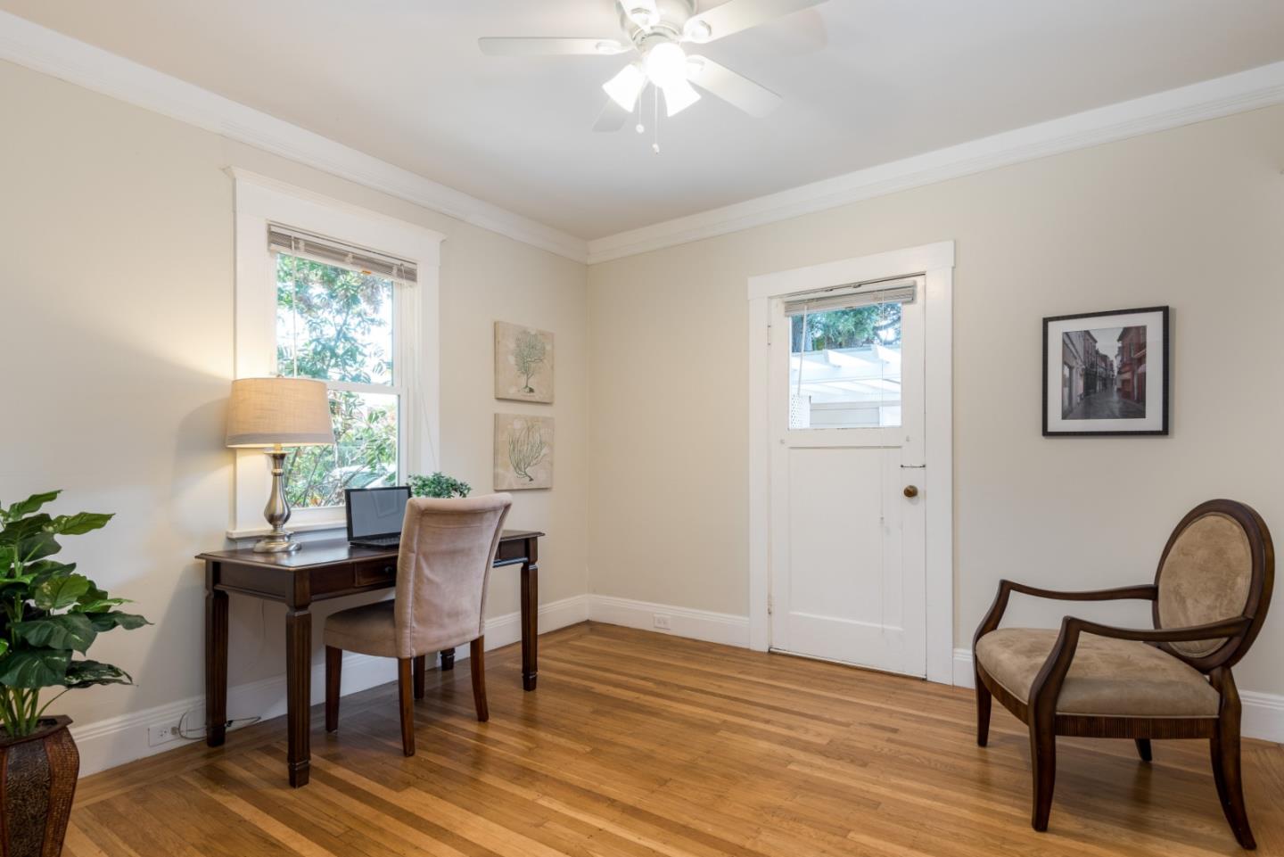 739 Prospect Row San Mateo, CA 94401 - Photo 7 of 27 a view of a workspace room with furniture window and wooden floor