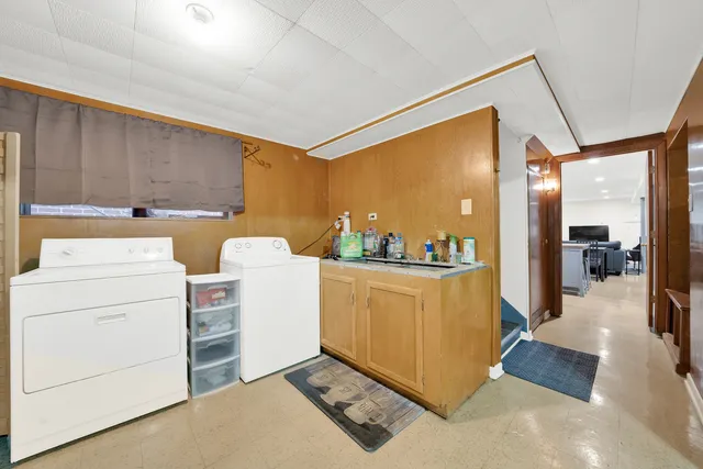 a room with storage and utility