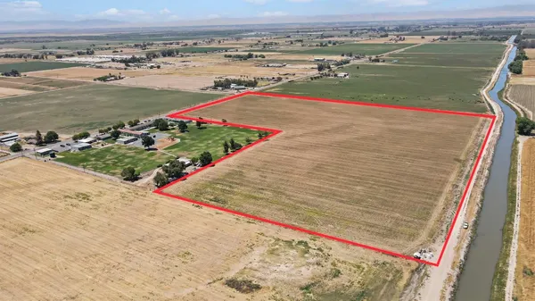 a view of a lake with a mountain
