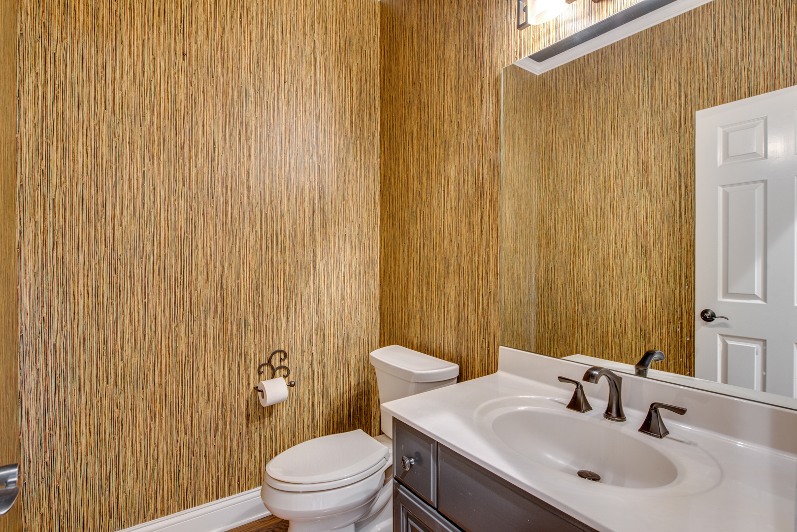 1736 Robert Lane Naperville, IL 60564 - Photo 30 of 69 a bathroom with a sink a toilet and mirror