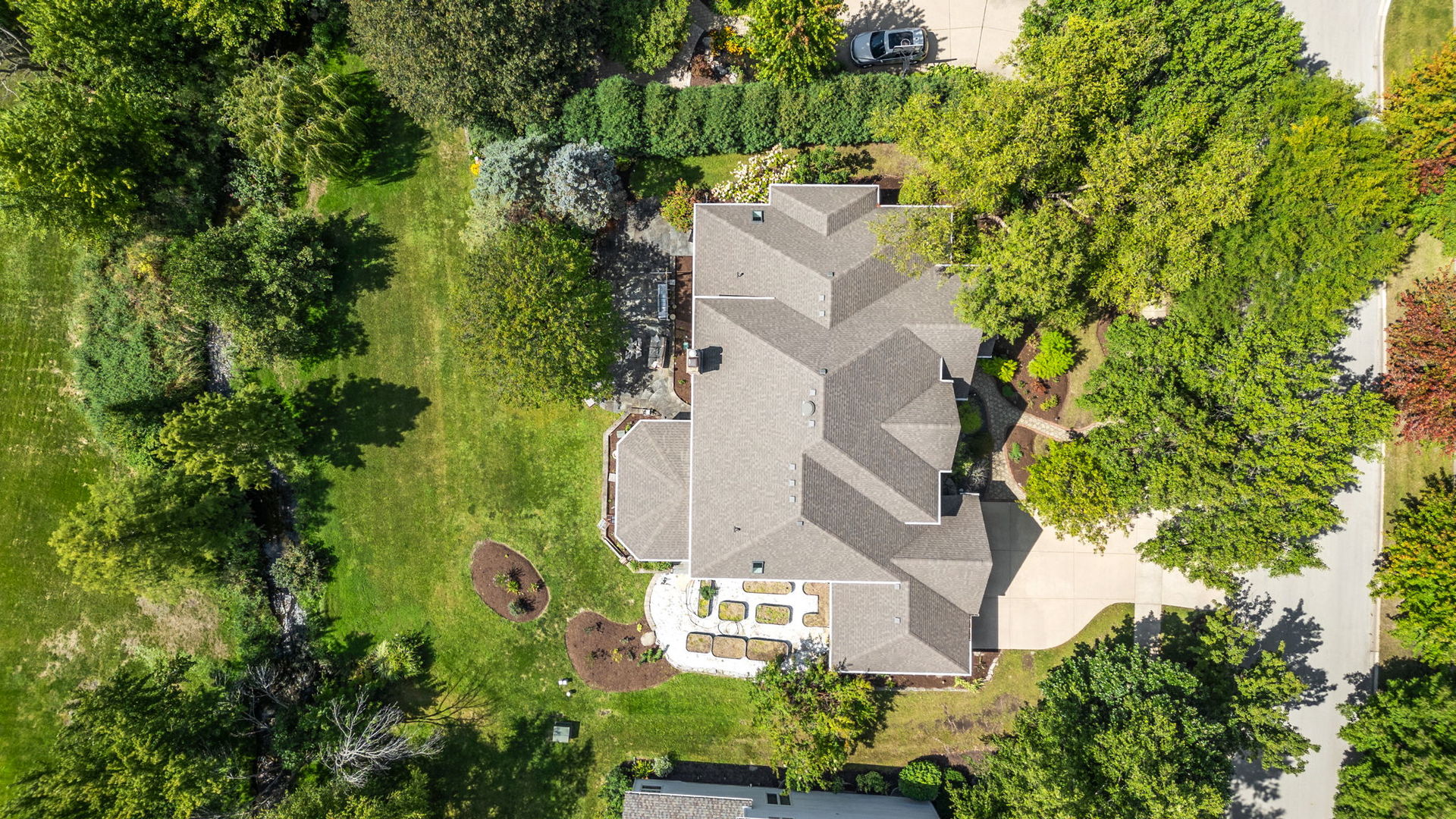 1736 Robert Lane Naperville, IL 60564 - Photo 65 of 69 an aerial view of residential house with outdoor space and trees all around