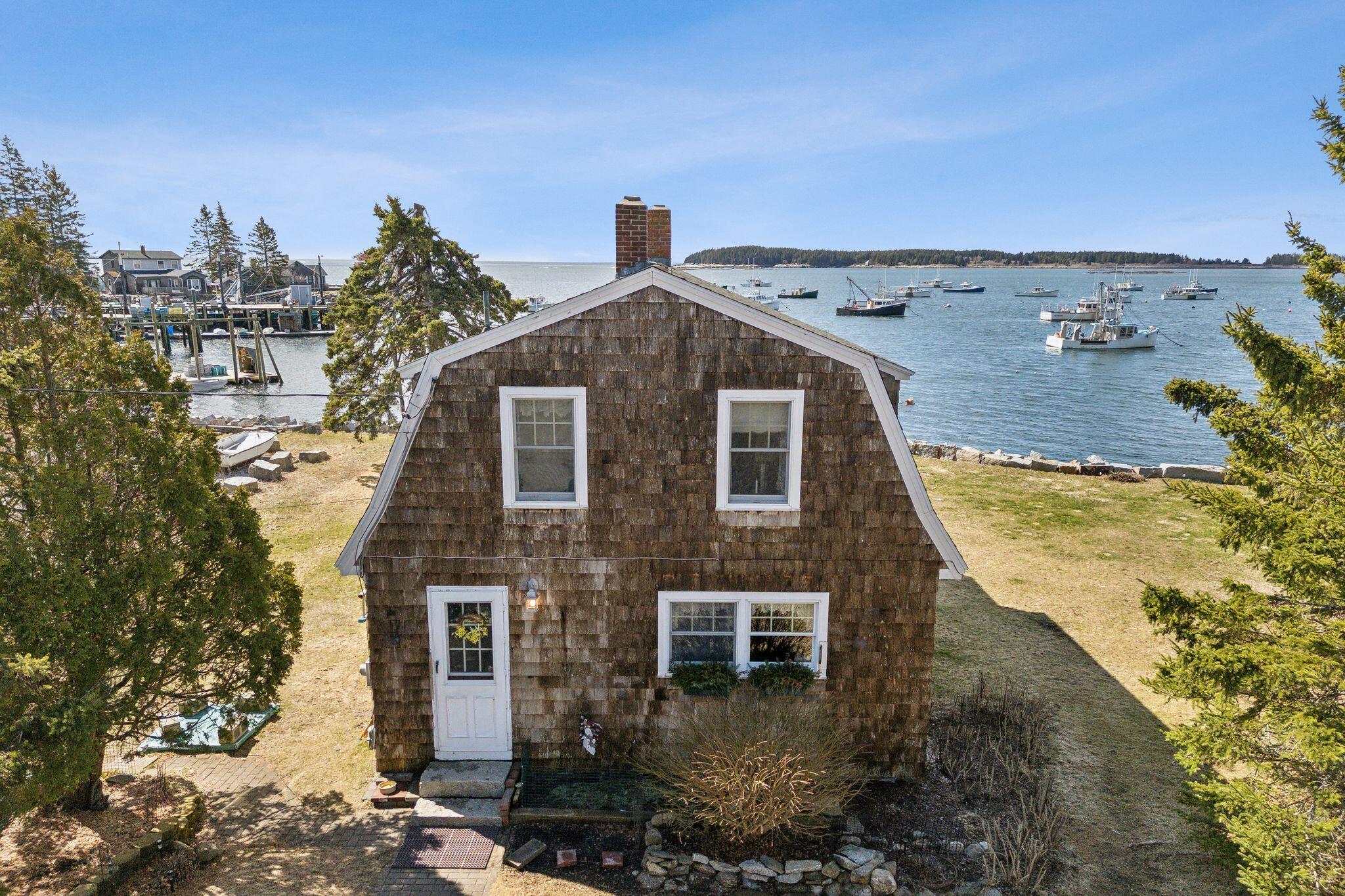 8 Powder House Cove Road South Thomaston, ME 04858 - Photo 2 of 50 Front Aerial View