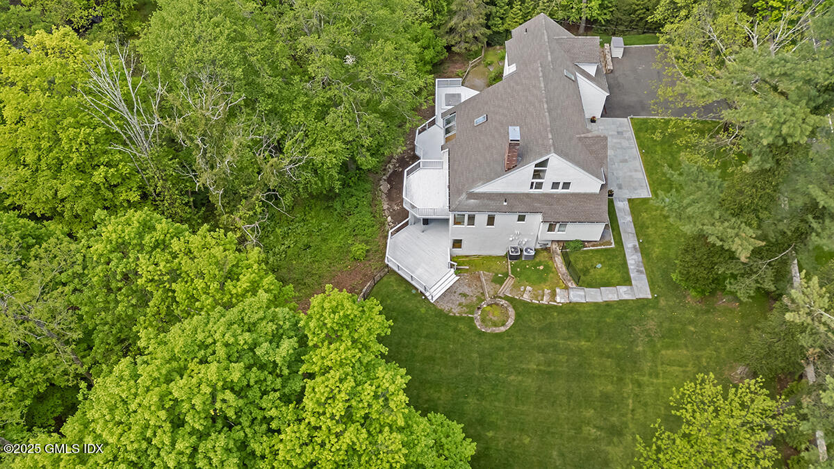 254 Stanwich Road Greenwich, CT 06830 - Photo 42 of 52 an aerial view of a house with a garden