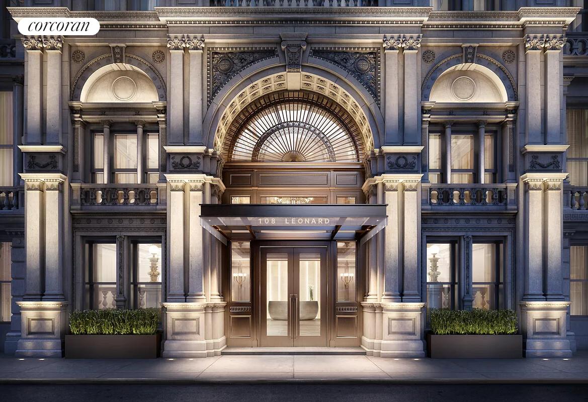 108 Leonard Street, Unit 4N Manhattan, NY 10013 - Photo 17 of 31 a view of building with a entryway