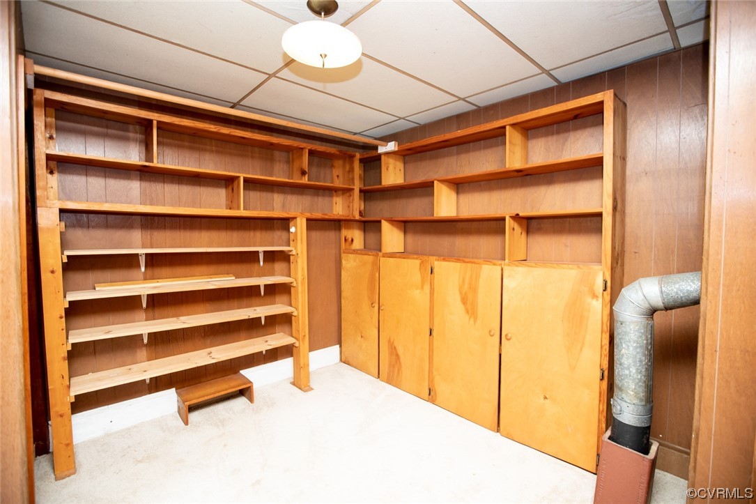 71 Spillman Road Farmville, VA 23901 - Photo 32 of 48 a view of walk in closet with empty racks