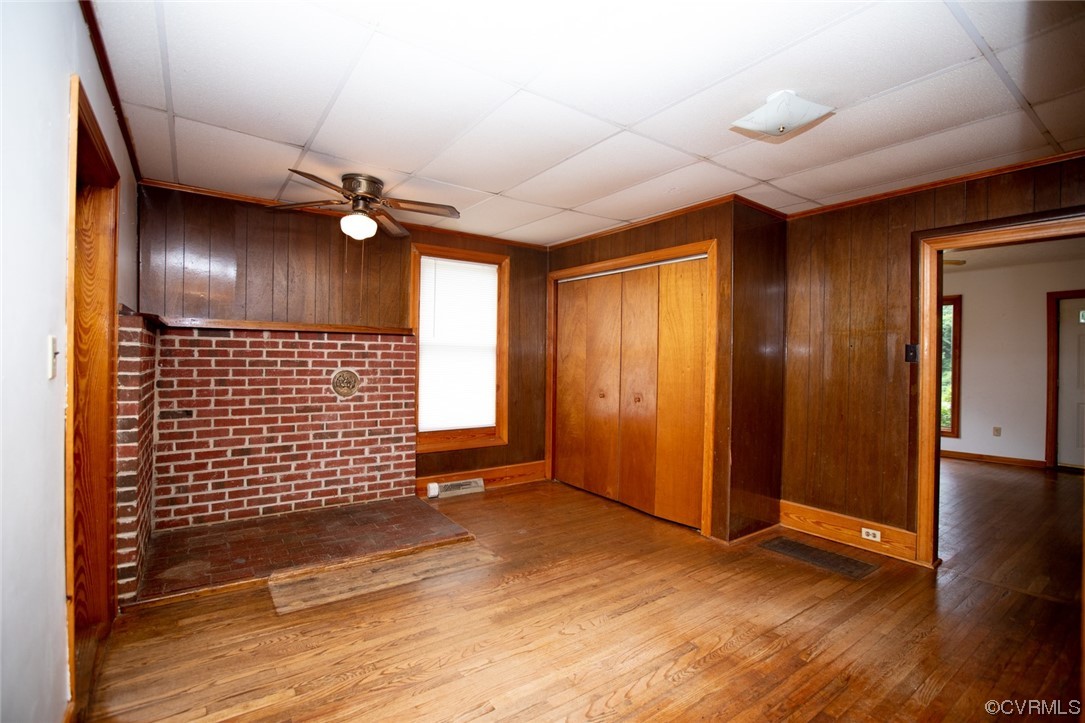 71 Spillman Road Farmville, VA 23901 - Photo 7 of 48 a view of empty room with wooden floor