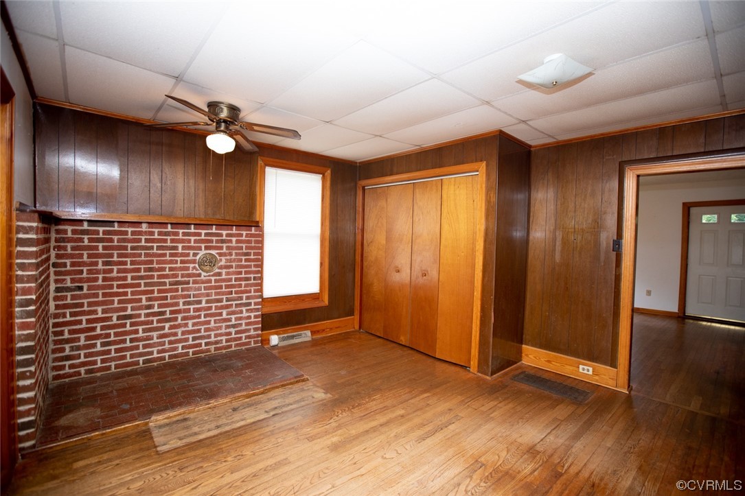 71 Spillman Road Farmville, VA 23901 - Photo 8 of 48 a view of empty room with wooden floor