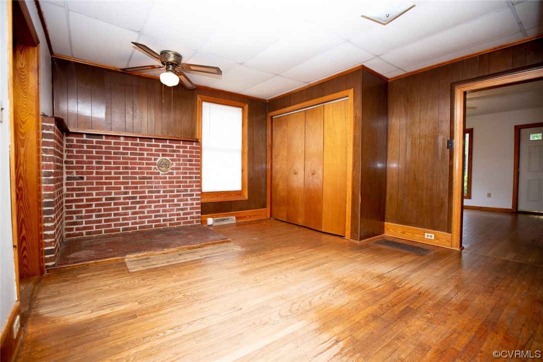 71 Spillman Road Farmville, VA 23901 - Photo 9 of 48 a view of empty room with wooden floor