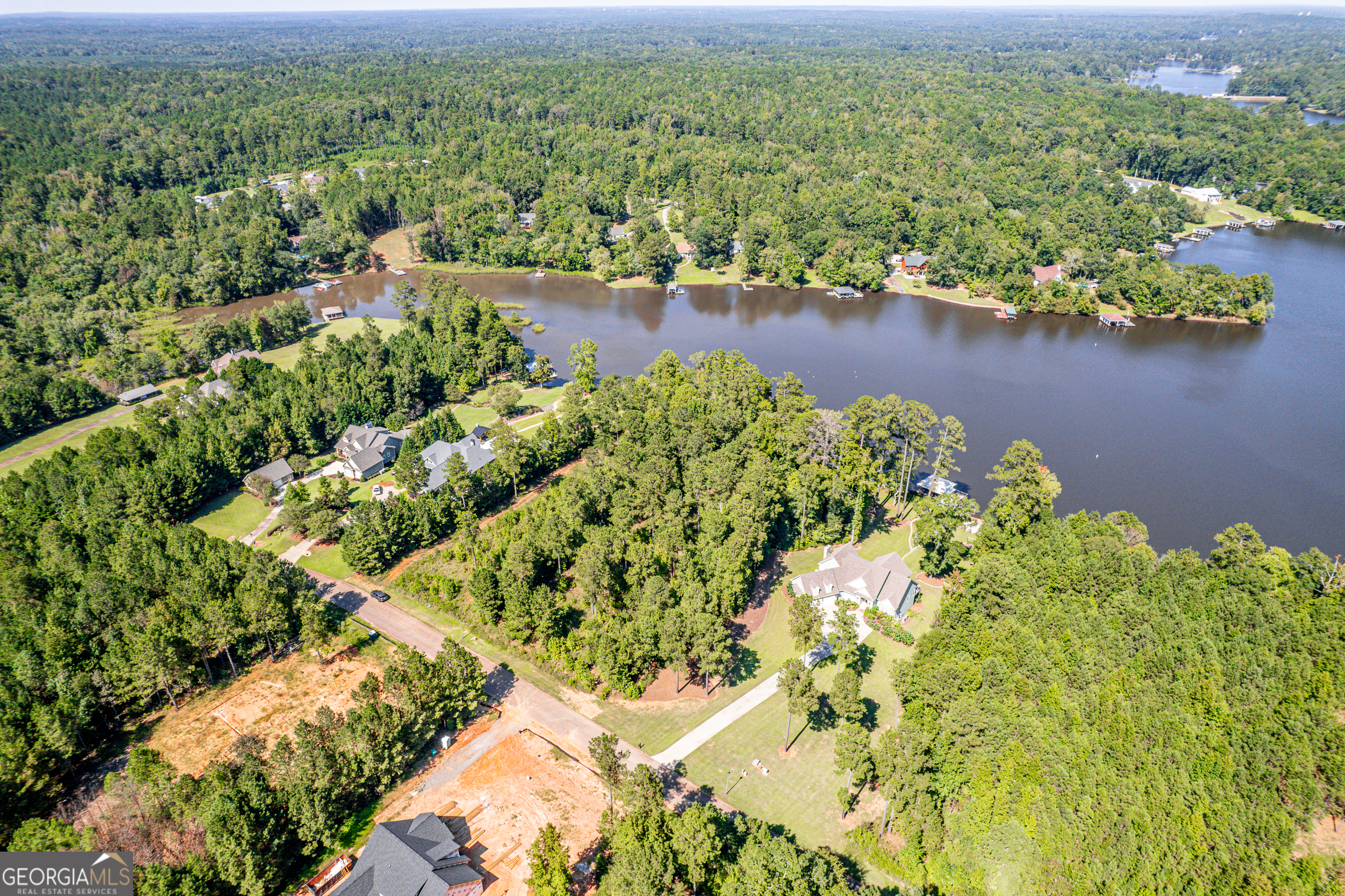 642 Parham Road Northwest Milledgeville, GA 31061 - Photo 7 of 12 a view of a lake with a city
