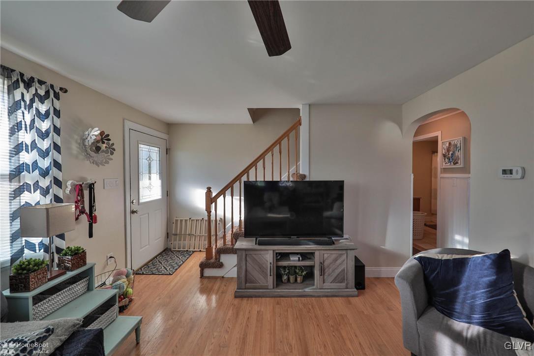 622 Hahn Road Nazareth, PA 18064 - Photo 18 of 37 a living room with furniture and a flat screen tv