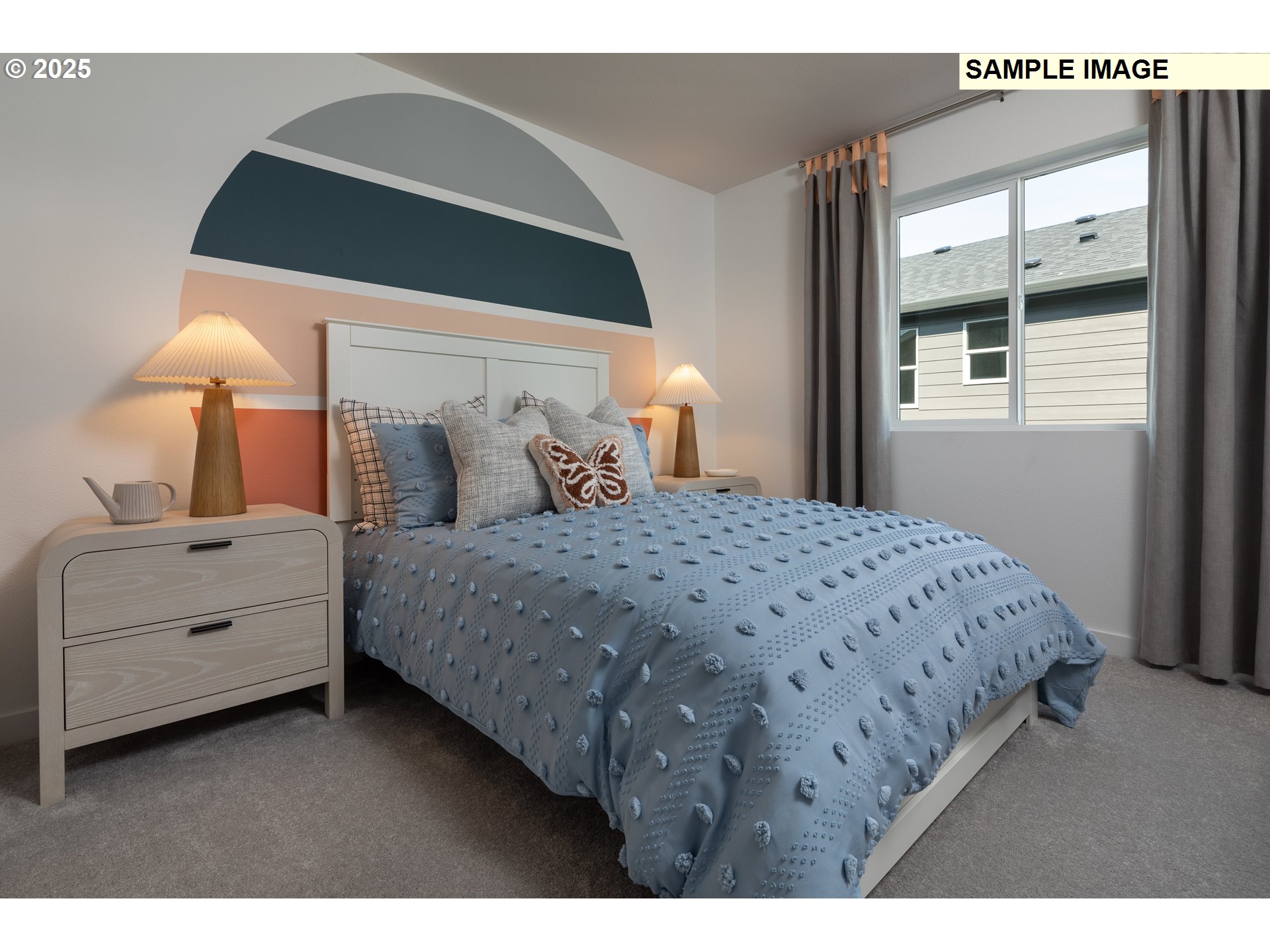 3713 Southwest 38th Street Gresham, OR 97080 - Photo 12 of 15 a bedroom with a bed and a night stand