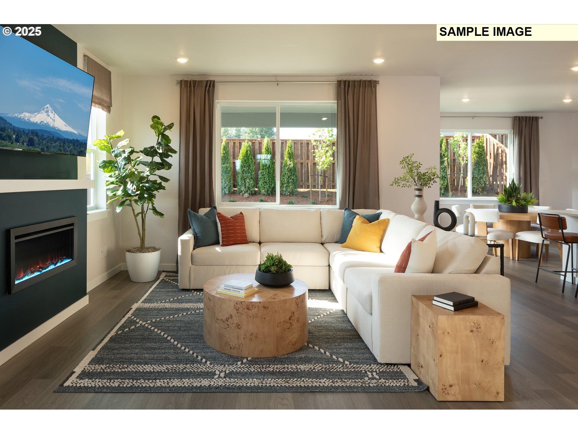 3713 Southwest 38th Street Gresham, OR 97080 - Photo 5 of 15 a living room with furniture and a fireplace