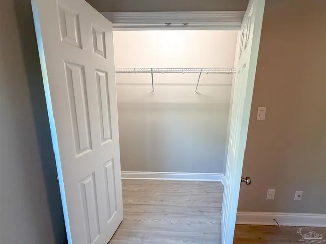 a view of front door