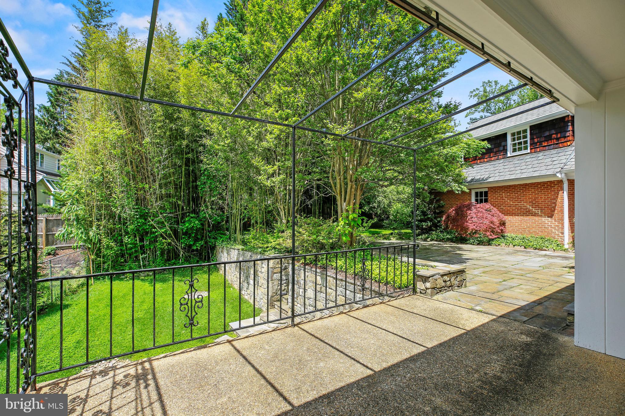 7125 Darby Road Bethesda, MD 20817 - Photo 17 of 64 a view of a balcony and yard