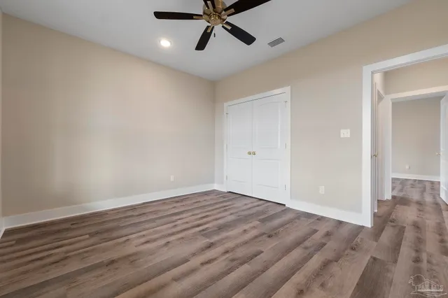 wooden floor in an empty room