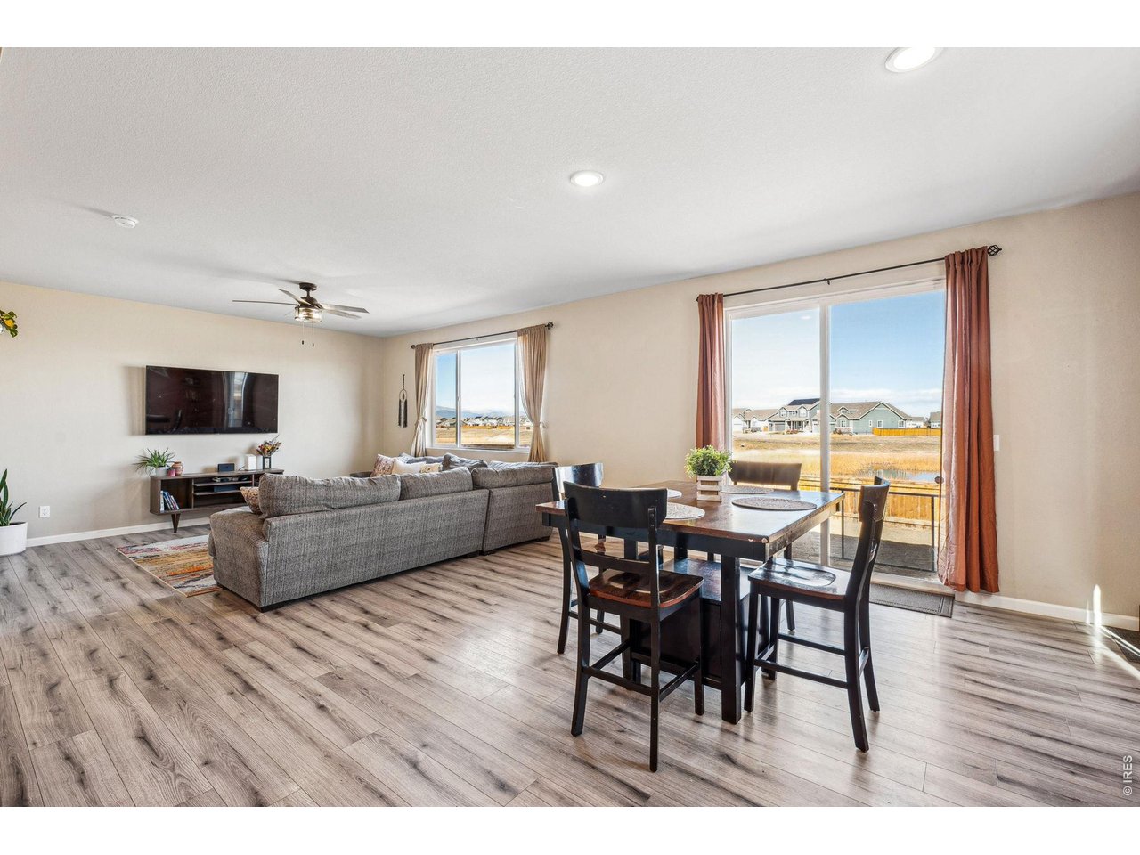 376 Country Road Berthoud, CO 80513 - Photo 10 of 33 Amazing views from dining and living rooms of open space and mountains