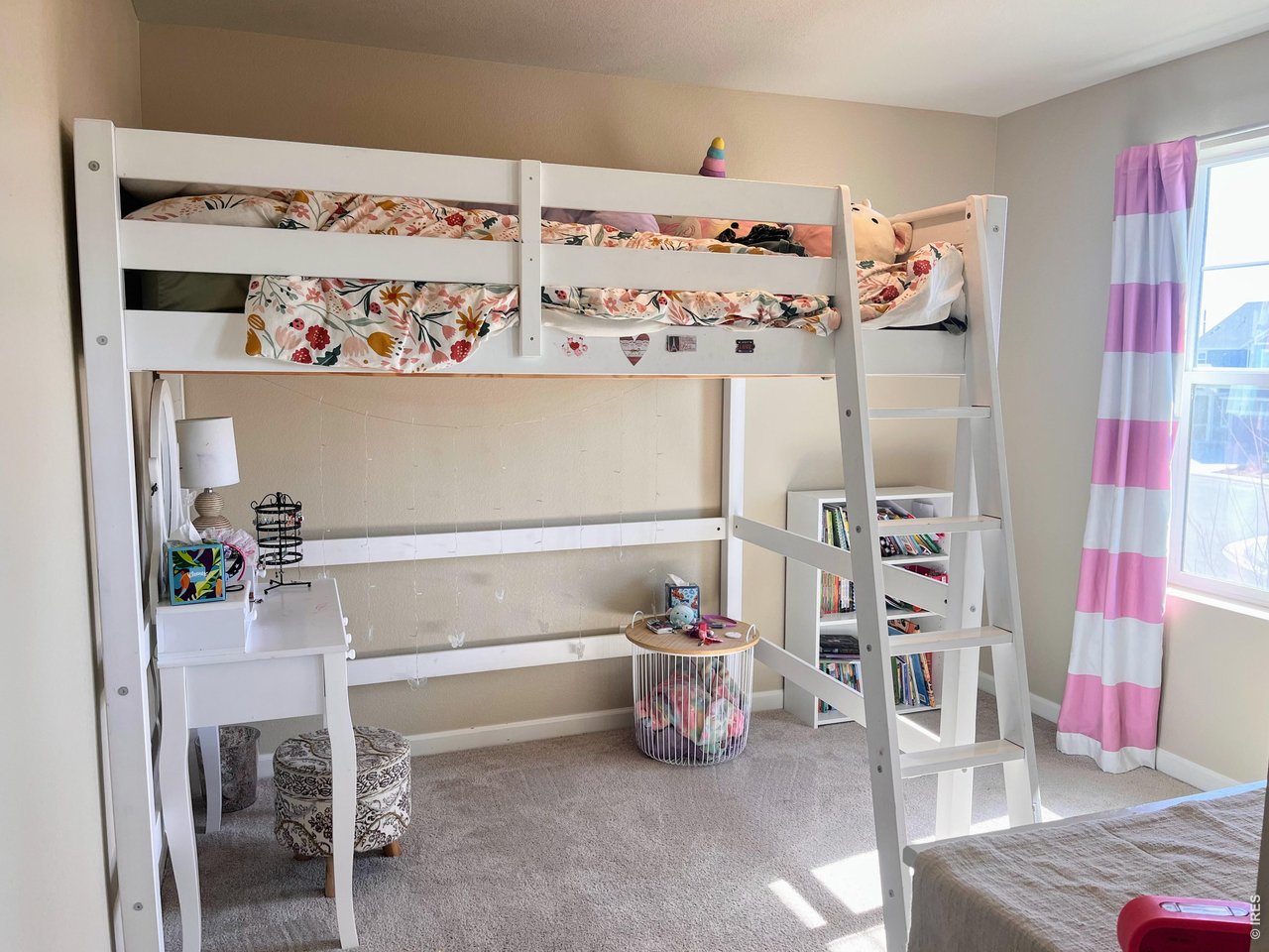 376 Country Road Berthoud, CO 80513 - Photo 24 of 33 Bedroom 3, that is a lofted QUEEN size bed