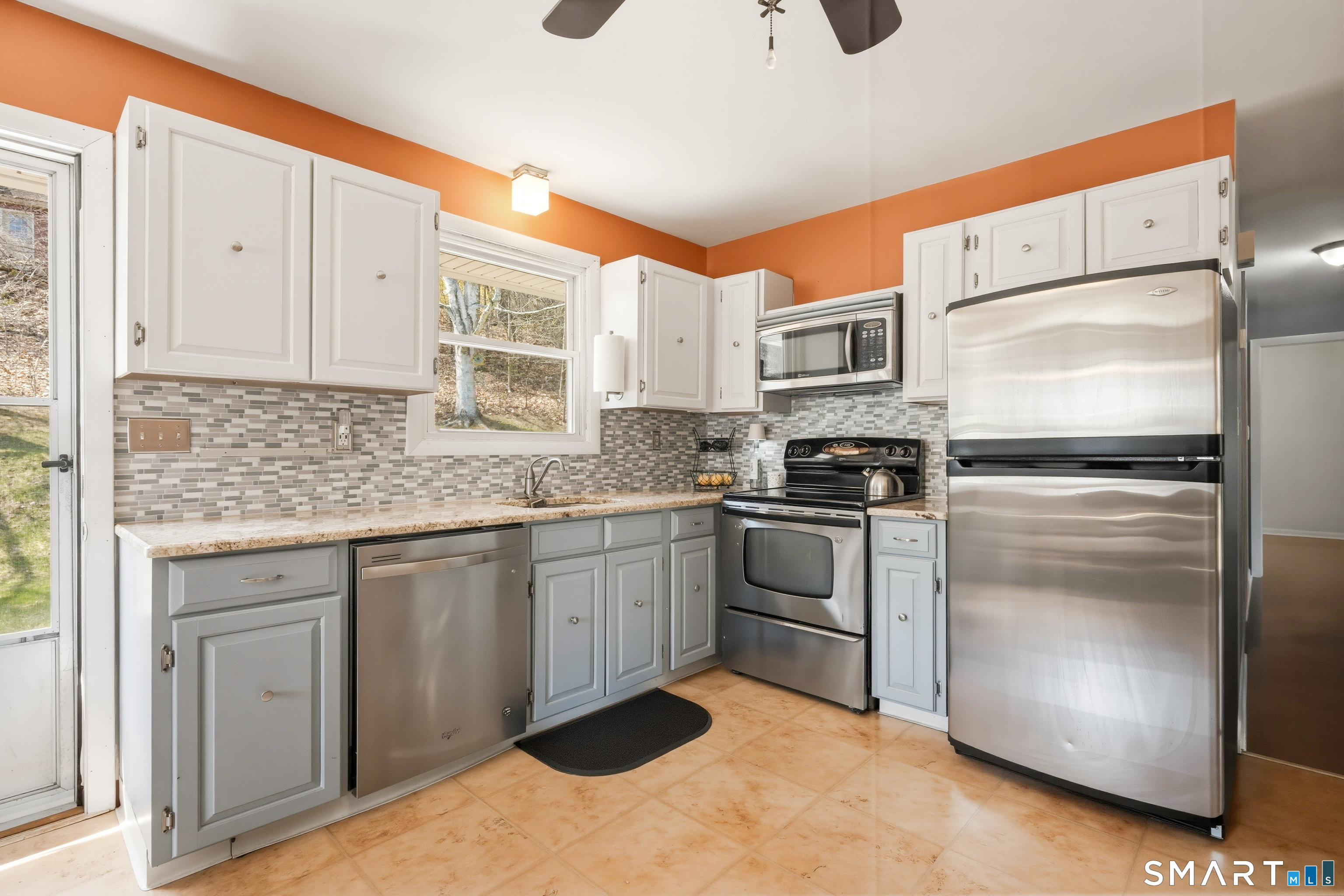 114 Beacon Valley Road Beacon Falls, CT 06403 - Photo 14 of 38 a kitchen with stainless steel appliances granite countertop a refrigerator sink and stove