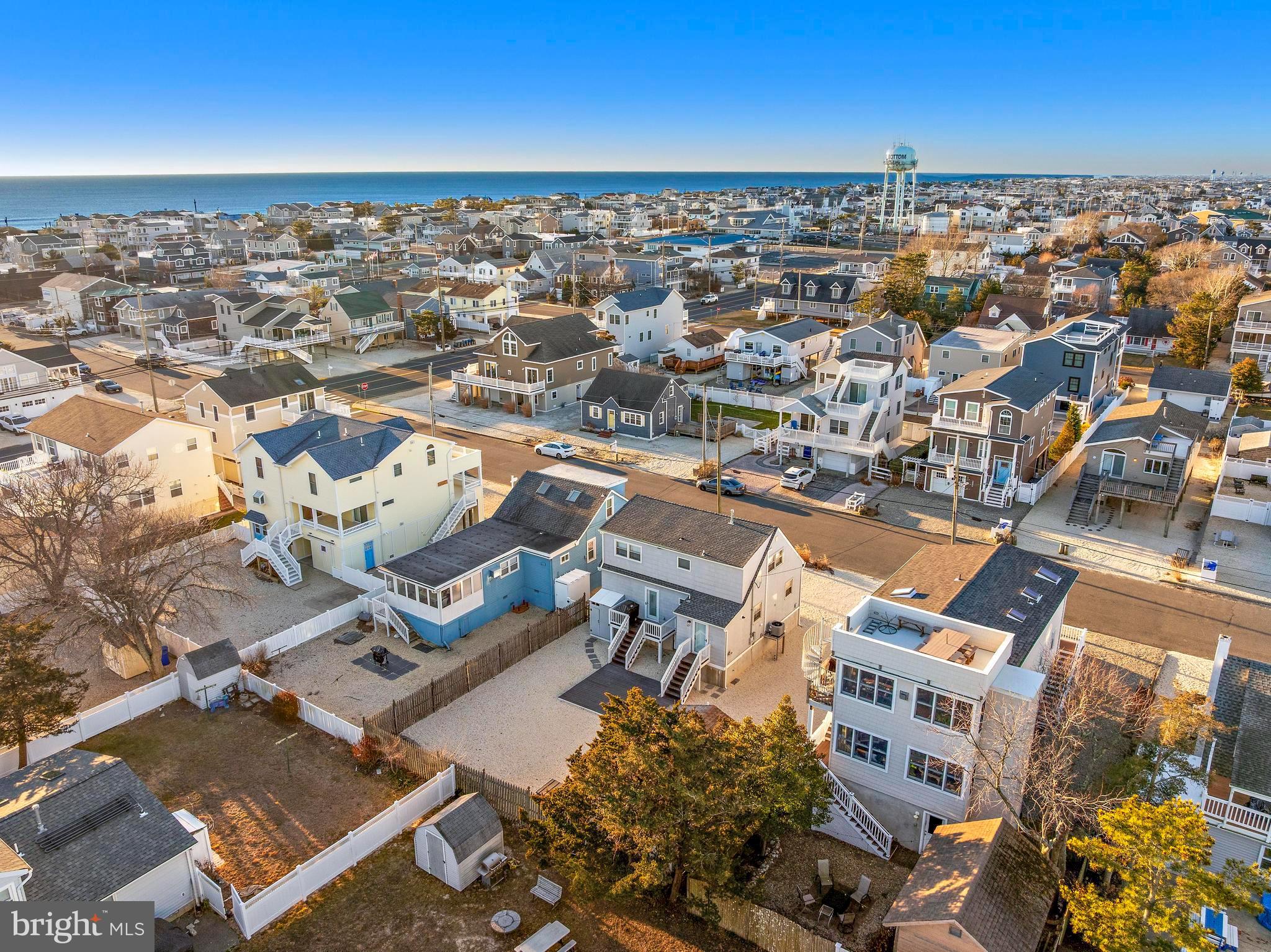 213 West 13th Street Ship Bottom, NJ 08008 - Photo 67 of 70 an aerial view of a house with a ocean view