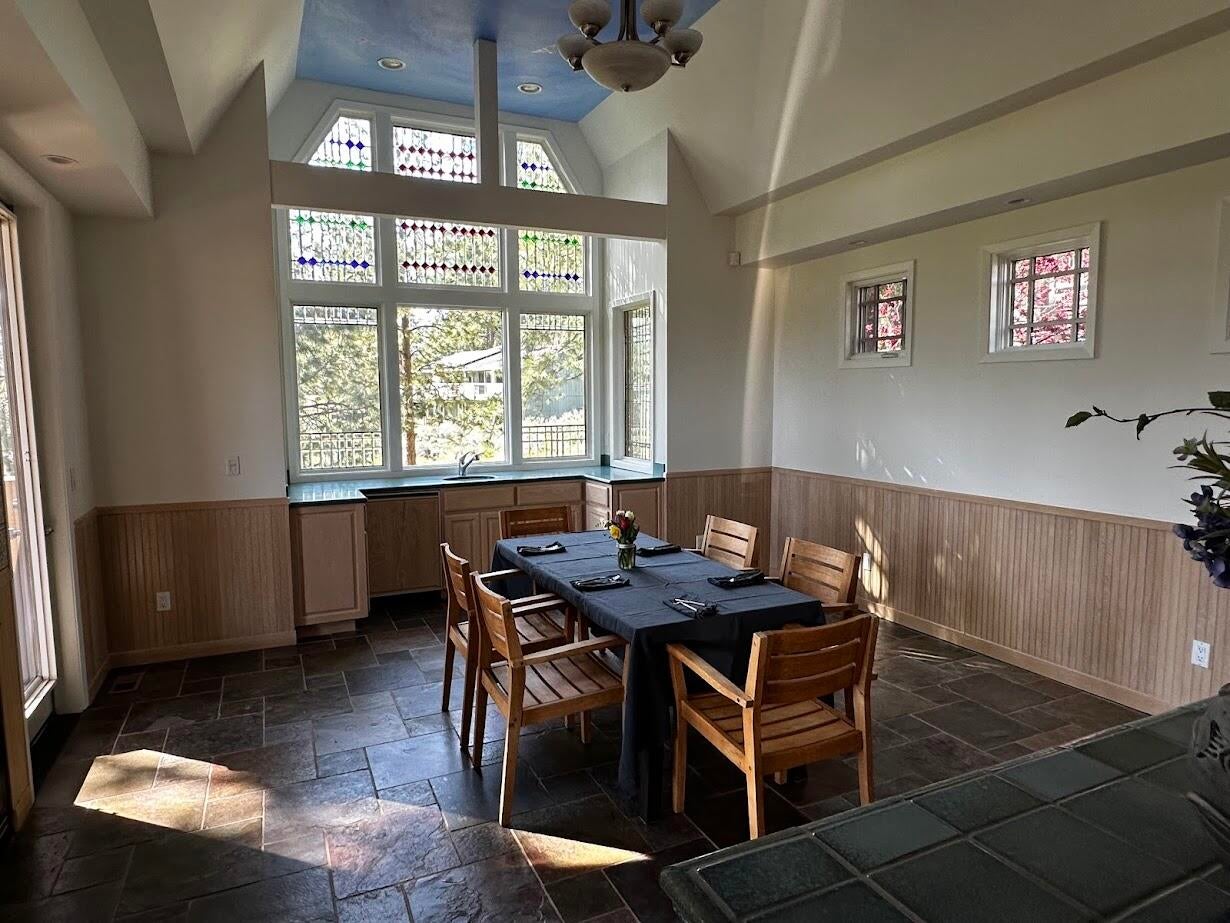 Dining Room welcomes family and friends.