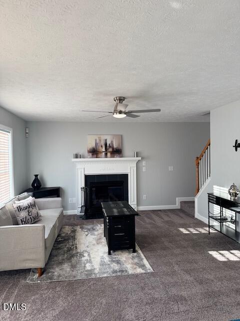 705 Crystal Spring Drive Sanford, NC 27332 - Photo 3 of 21 a living room with furniture and a fireplace